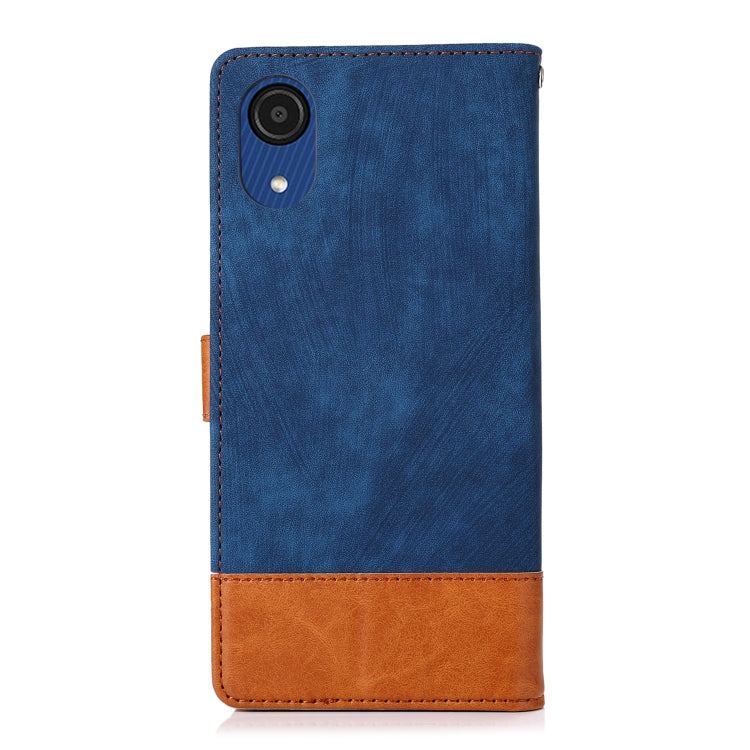 For Samsung Galaxy A03 Core Splicing Leather Phone Case