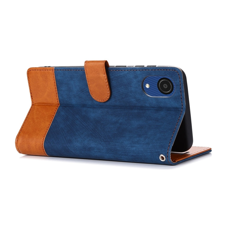 For Samsung Galaxy A03 Core Splicing Leather Phone Case