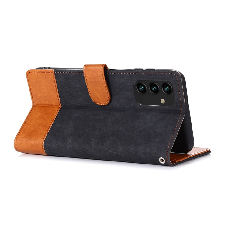 For Samsung Galaxy A13 4G Splicing Leather Phone Case