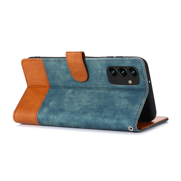 For Samsung Galaxy A13 4G Splicing Leather Phone Case
