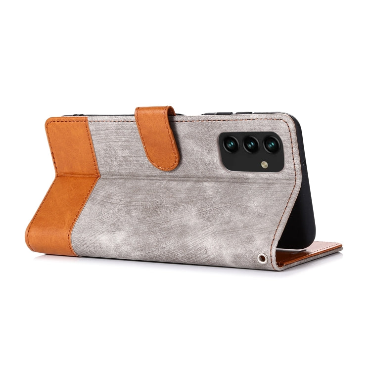 For Samsung Galaxy A13 4G Splicing Leather Phone Case