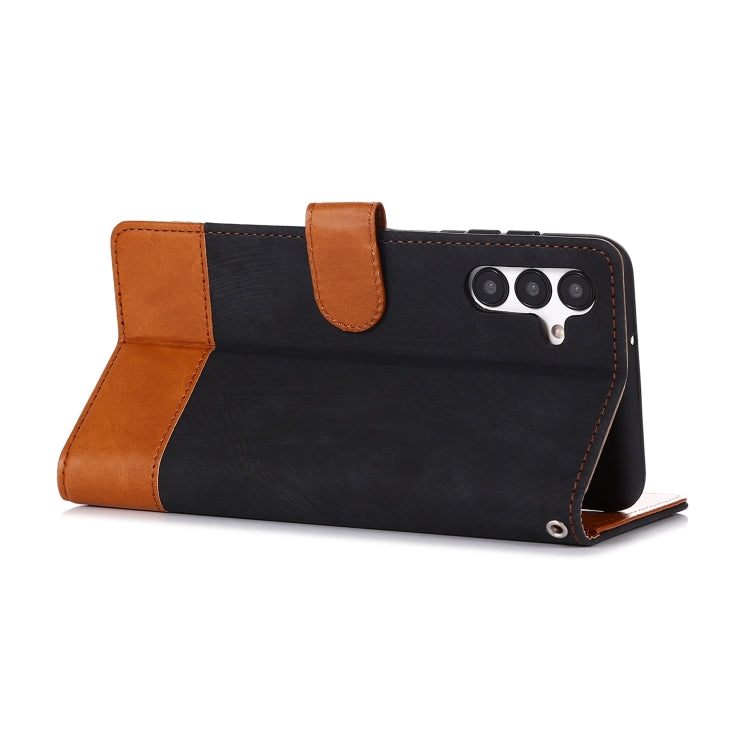 For Samsung Galaxy A13 5G Splicing Leather Phone Case
