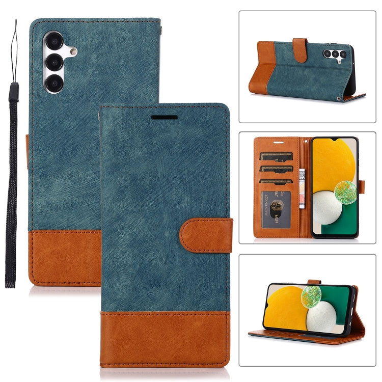 For Samsung Galaxy A13 5G Splicing Leather Phone Case