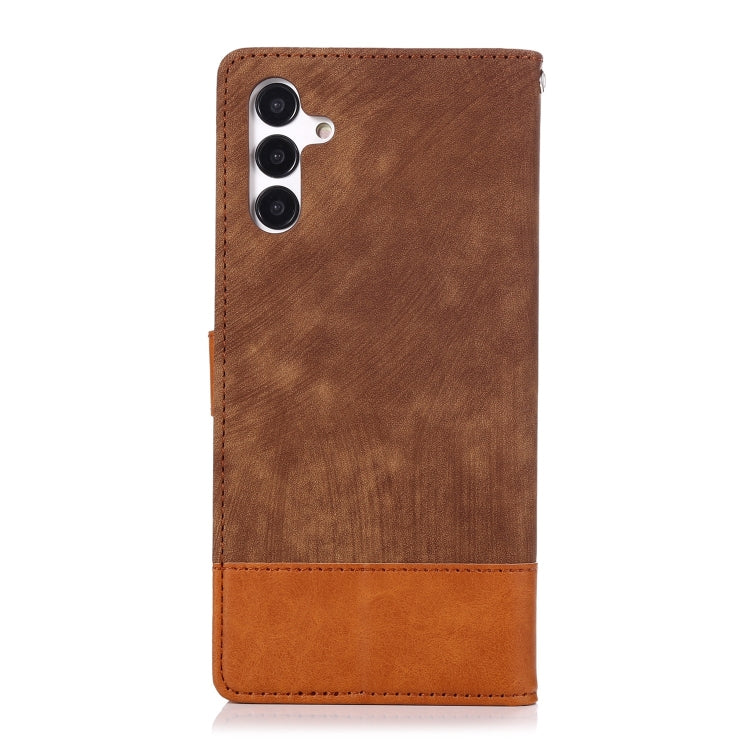 For Samsung Galaxy A13 5G Splicing Leather Phone Case