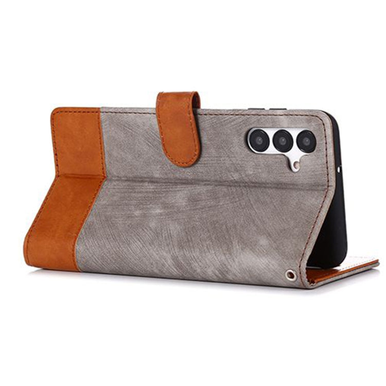 For Samsung Galaxy A13 5G Splicing Leather Phone Case