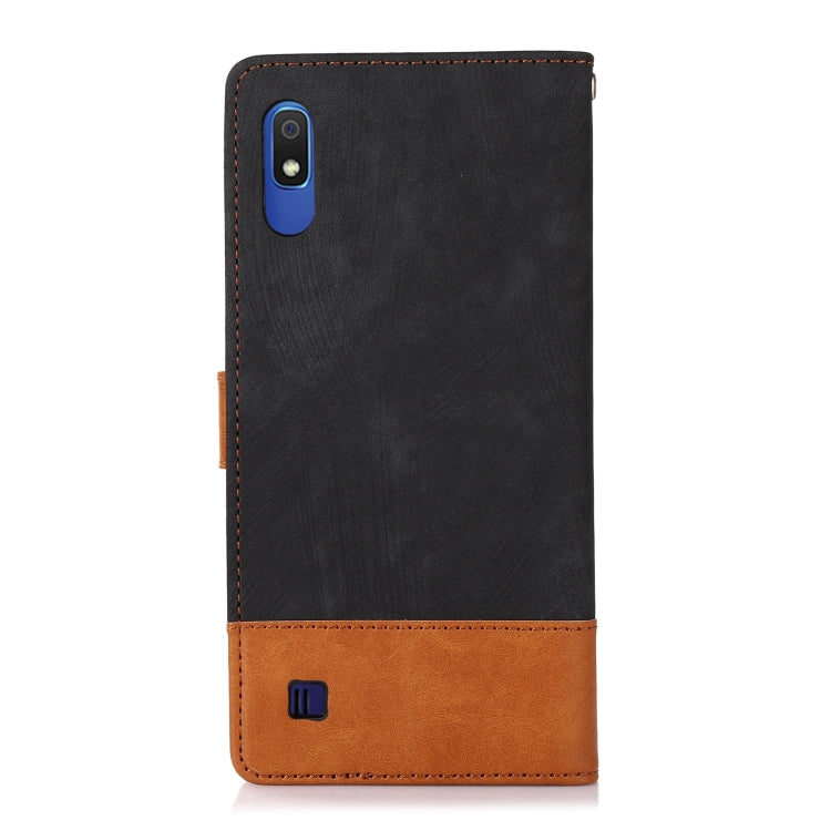 For Samsung Galaxy A10 / M10 Splicing Leather Phone Case