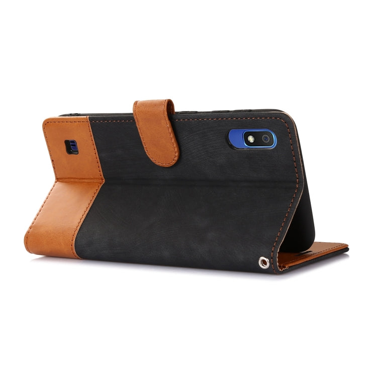 For Samsung Galaxy A10 / M10 Splicing Leather Phone Case