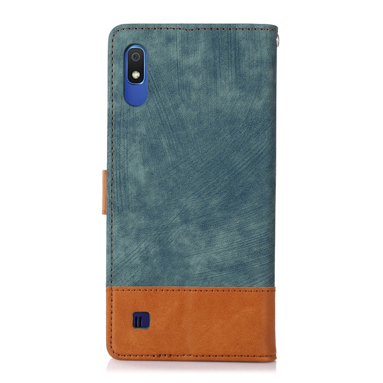 For Samsung Galaxy A10 / M10 Splicing Leather Phone Case