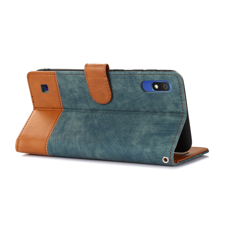 For Samsung Galaxy A10 / M10 Splicing Leather Phone Case