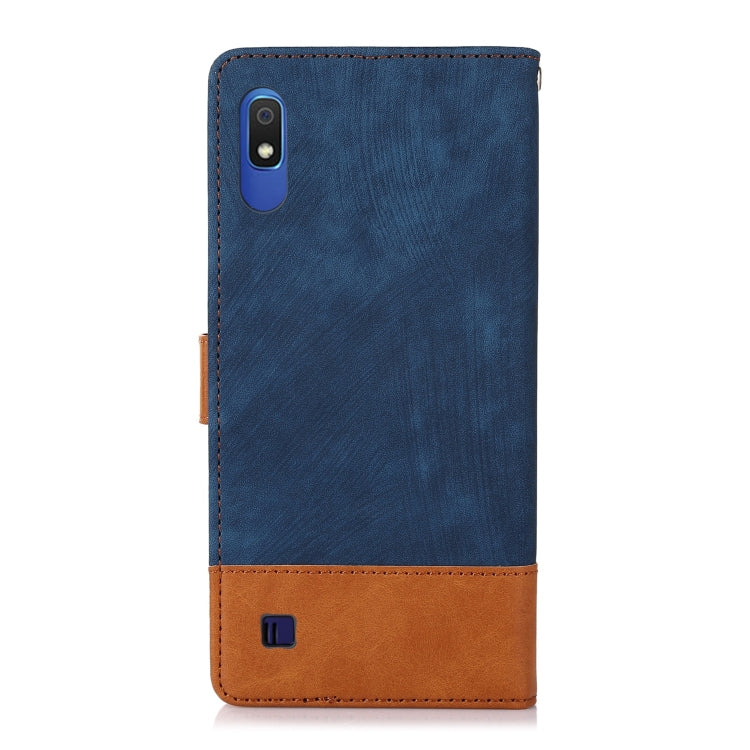 For Samsung Galaxy A10 / M10 Splicing Leather Phone Case