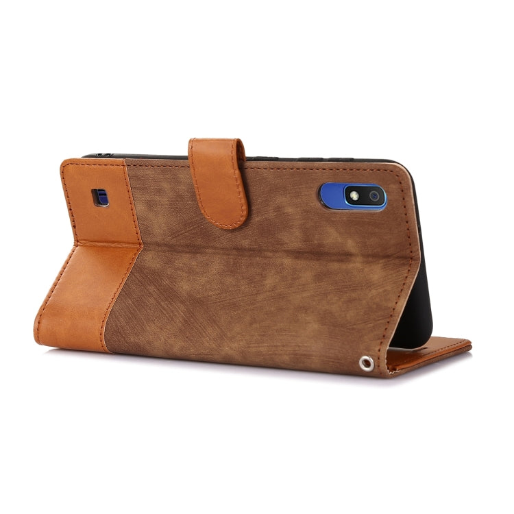 For Samsung Galaxy A10 / M10 Splicing Leather Phone Case