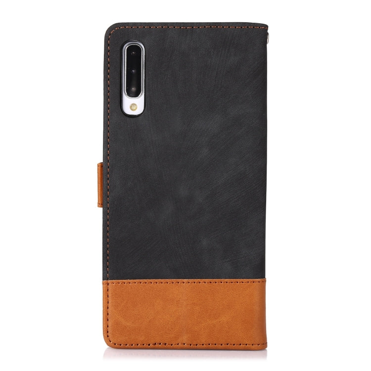 For Samsung Galaxy A50 Splicing Leather Phone Case