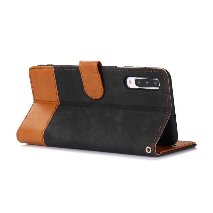 For Samsung Galaxy A50 Splicing Leather Phone Case