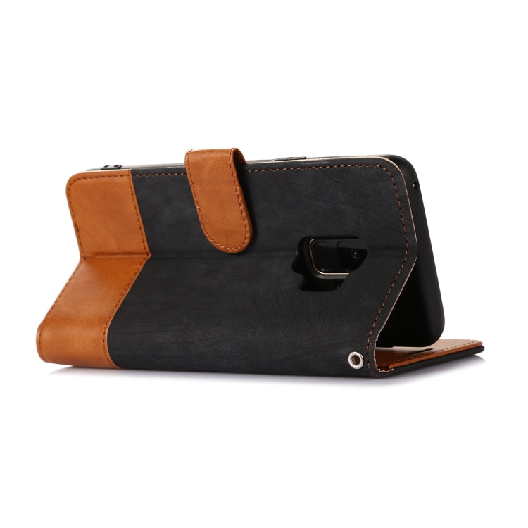 For Samsung Galaxy S9 Splicing Leather Phone Case