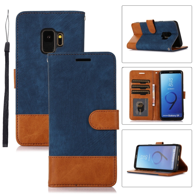 For Samsung Galaxy S9 Splicing Leather Phone Case