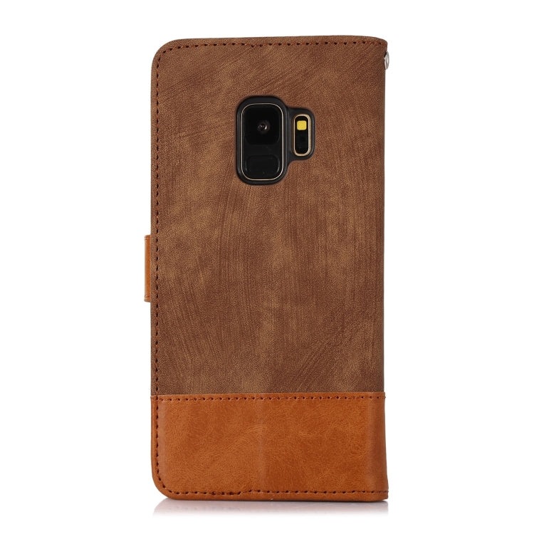 For Samsung Galaxy S9 Splicing Leather Phone Case