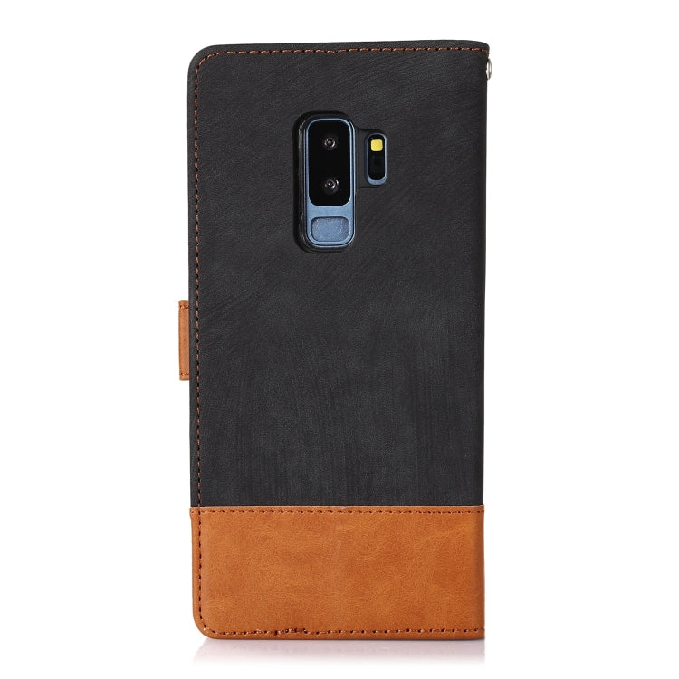 For Samsung Galaxy S9+ Splicing Leather Phone Case