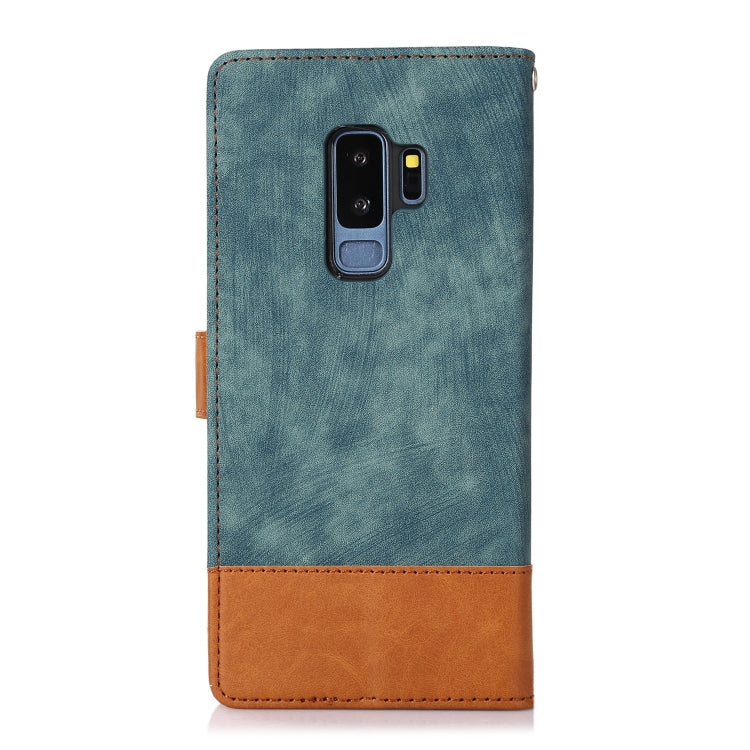 For Samsung Galaxy S9+ Splicing Leather Phone Case