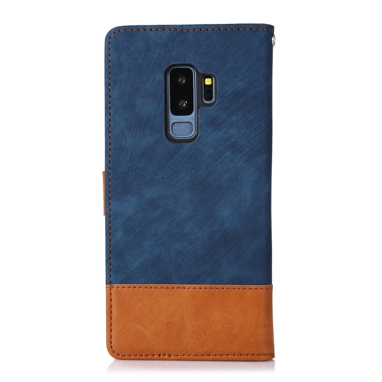For Samsung Galaxy S9+ Splicing Leather Phone Case