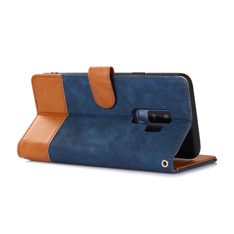 For Samsung Galaxy S9+ Splicing Leather Phone Case
