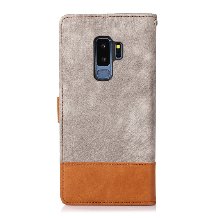 For Samsung Galaxy S9+ Splicing Leather Phone Case