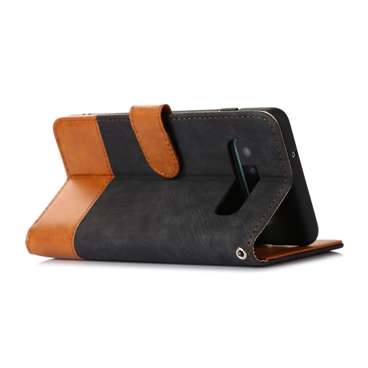For Samsung Galaxy S10 Splicing Leather Phone Case