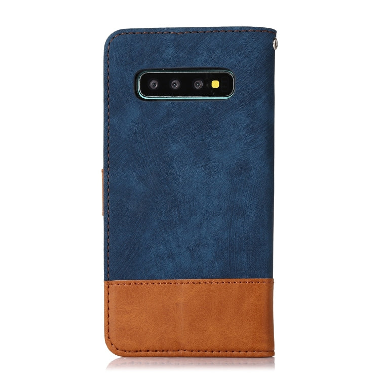 For Samsung Galaxy S10 Splicing Leather Phone Case