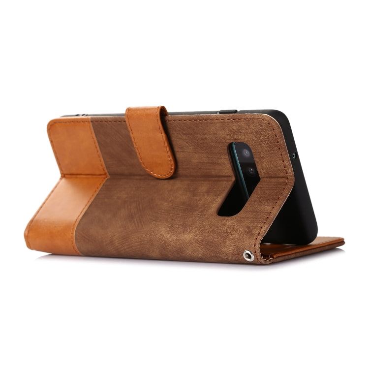 For Samsung Galaxy S10 Splicing Leather Phone Case
