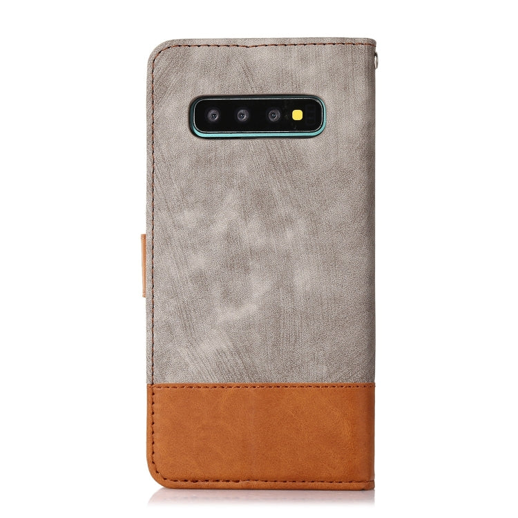 For Samsung Galaxy S10 Splicing Leather Phone Case