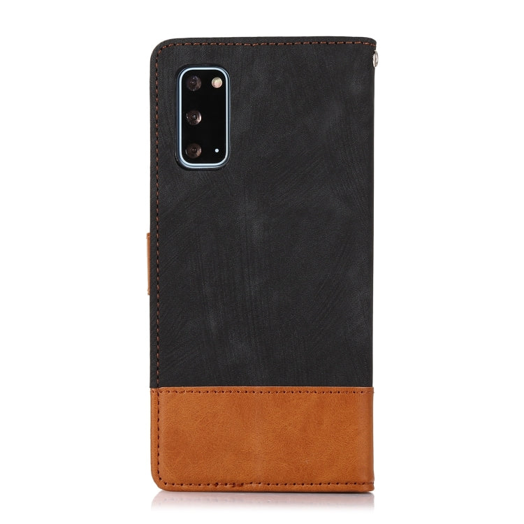 For Samsung Galaxy S20 Splicing Leather Phone Case