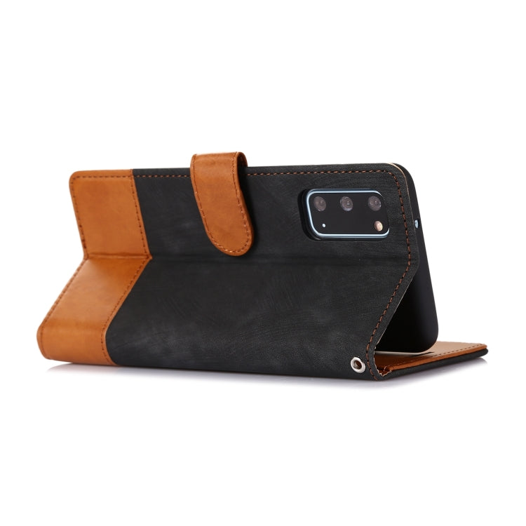 For Samsung Galaxy S20 Splicing Leather Phone Case