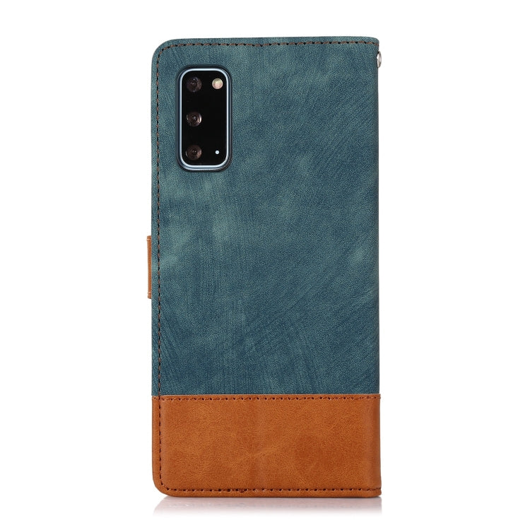 For Samsung Galaxy S20 Splicing Leather Phone Case