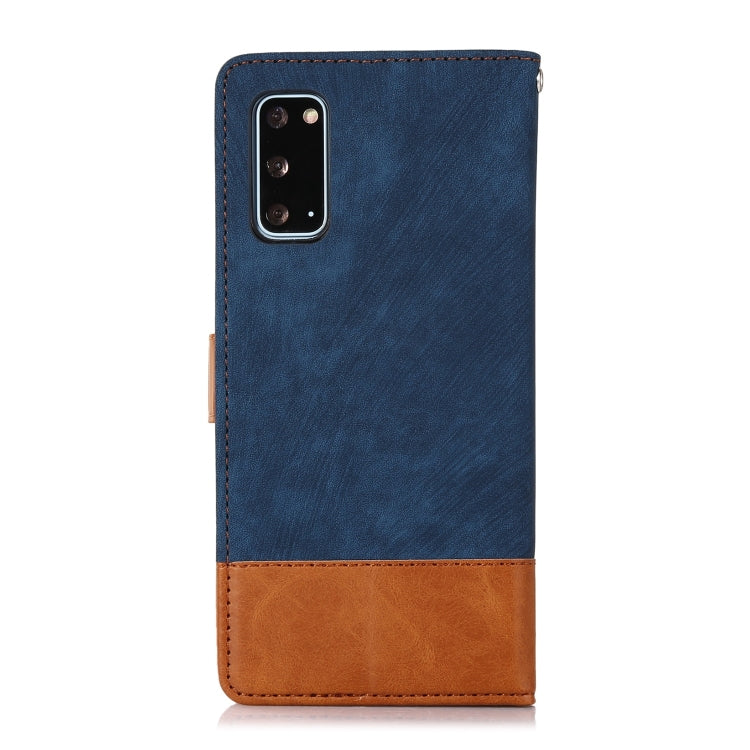 For Samsung Galaxy S20 Splicing Leather Phone Case