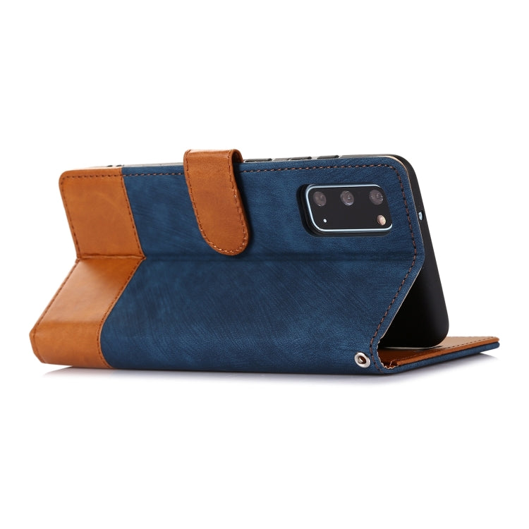 For Samsung Galaxy S20 Splicing Leather Phone Case
