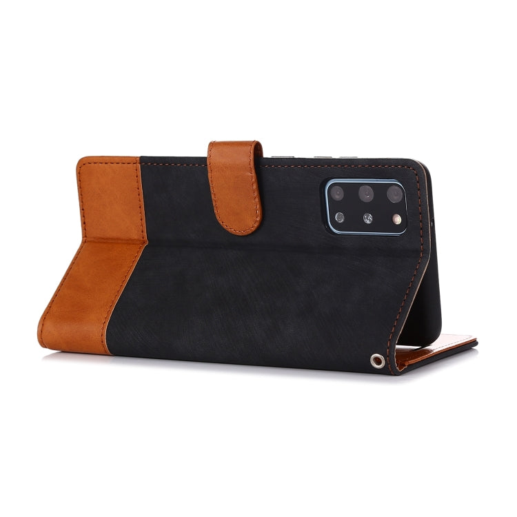 For Samsung Galaxy S20+ Splicing Leather Phone Case