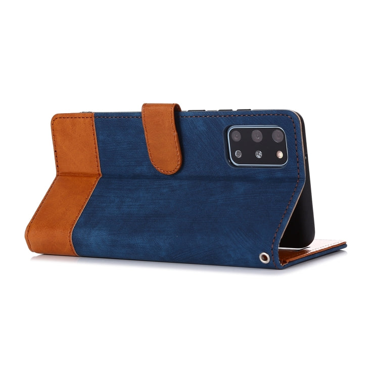 For Samsung Galaxy S20+ Splicing Leather Phone Case
