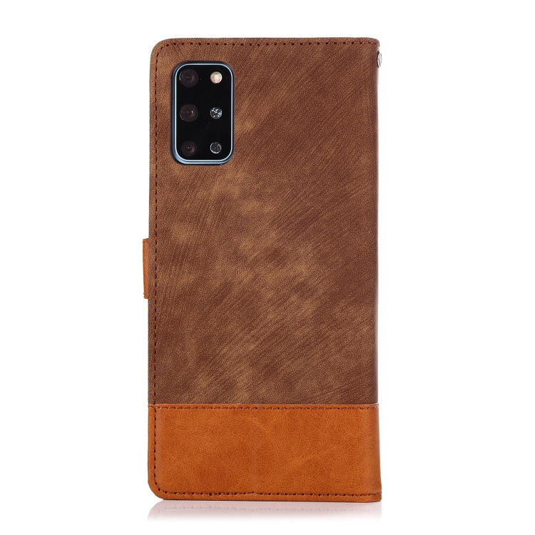 For Samsung Galaxy S20+ Splicing Leather Phone Case