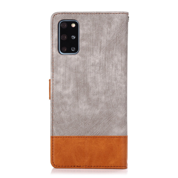 For Samsung Galaxy S20+ Splicing Leather Phone Case