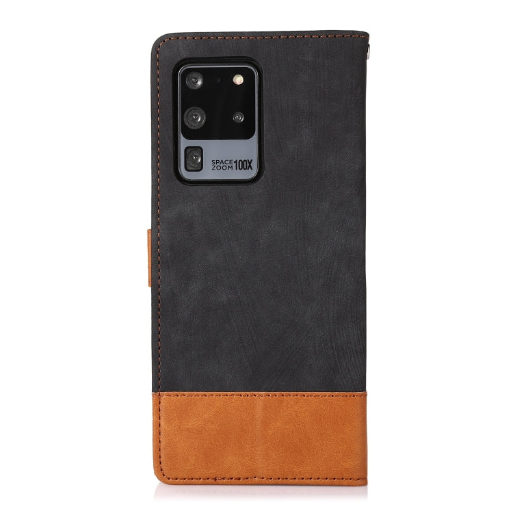 For Samsung Galaxy S20 Ultra Splicing Leather Phone Case