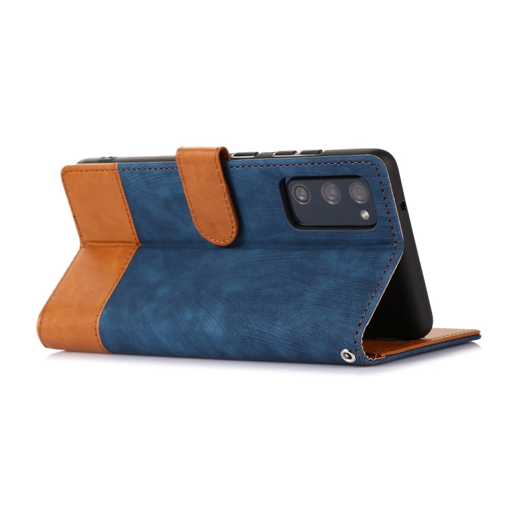 For Samsung Galaxy S20 FE Splicing Leather Phone Case