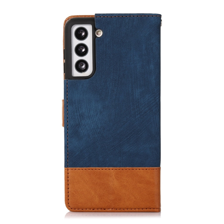 For Samsung Galaxy S21 5G Splicing Leather Phone Case