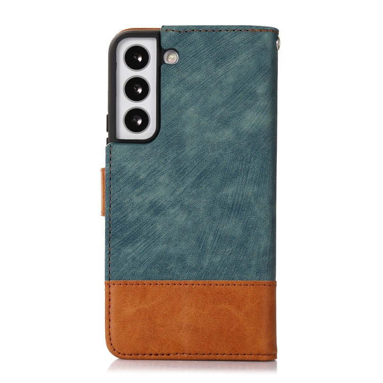 For Samsung Galaxy S22 5G Splicing Leather Phone Case