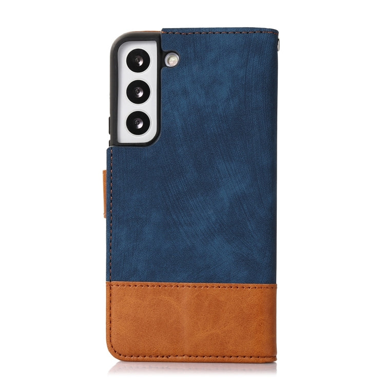For Samsung Galaxy S22 5G Splicing Leather Phone Case