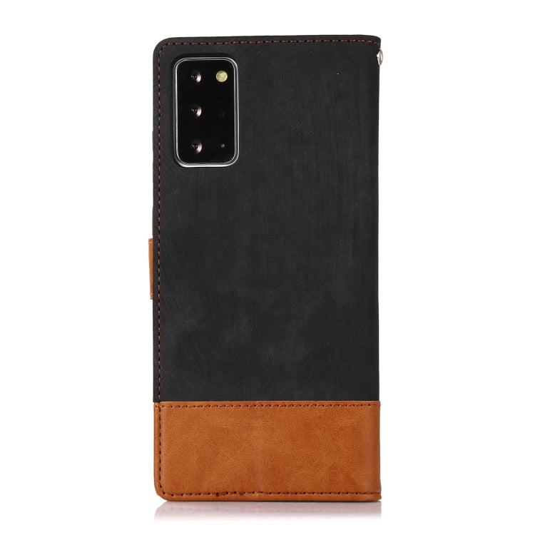 For Samsung Galaxy Note20 Splicing Leather Phone Case