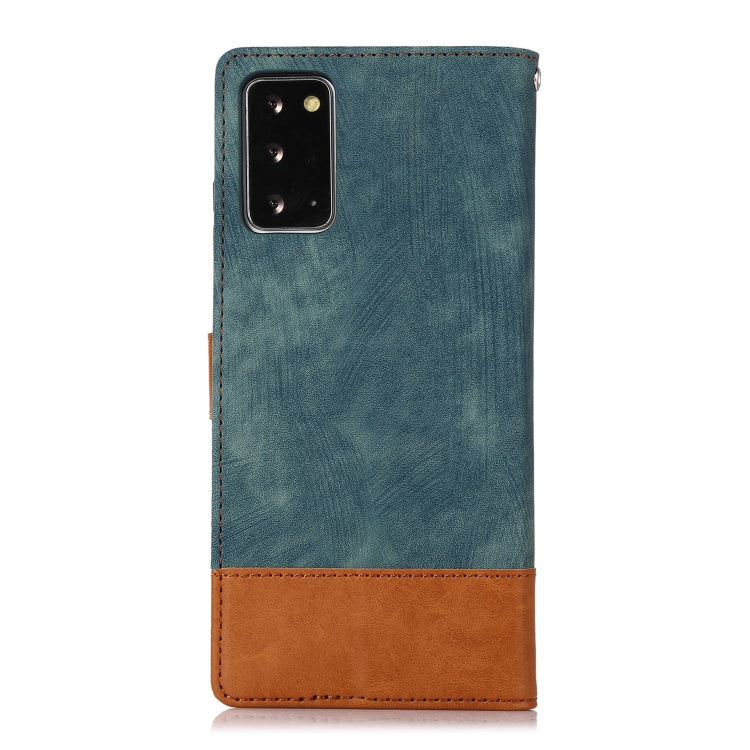 For Samsung Galaxy Note20 Splicing Leather Phone Case