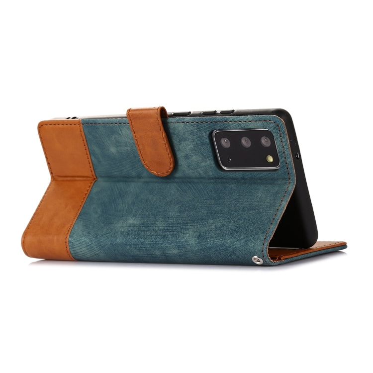 For Samsung Galaxy Note20 Splicing Leather Phone Case
