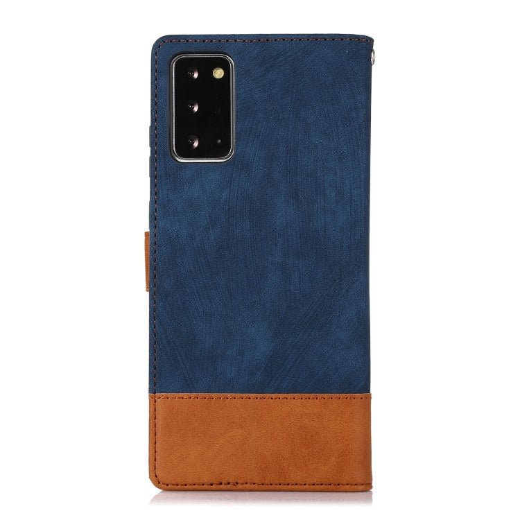 For Samsung Galaxy Note20 Splicing Leather Phone Case