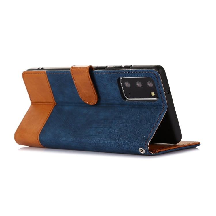 For Samsung Galaxy Note20 Splicing Leather Phone Case
