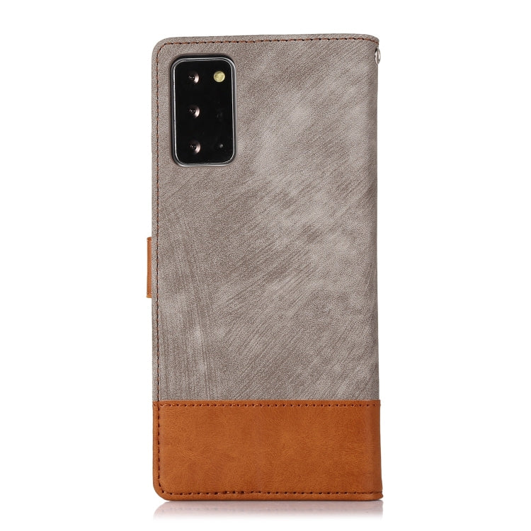 For Samsung Galaxy Note20 Splicing Leather Phone Case