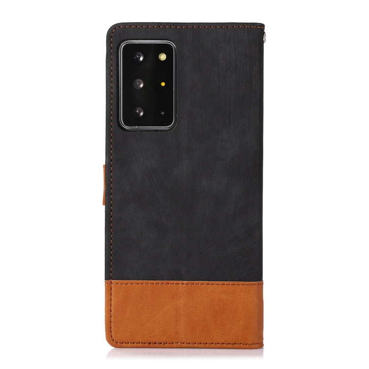 For Samsung Galaxy Note20 Ultra Splicing Leather Phone Case